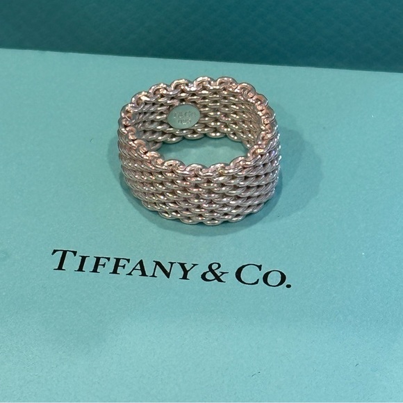 TIFFANY & CO. Somerset Sterling Silver Ring - Picture 7 of 15